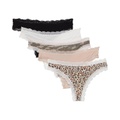 Honeydew Intimates Aiden Lace Back Thong 5-Pack