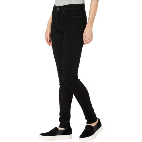 허드슨 Hudson Jeans Barbara High-Waist Super Skinny in Black