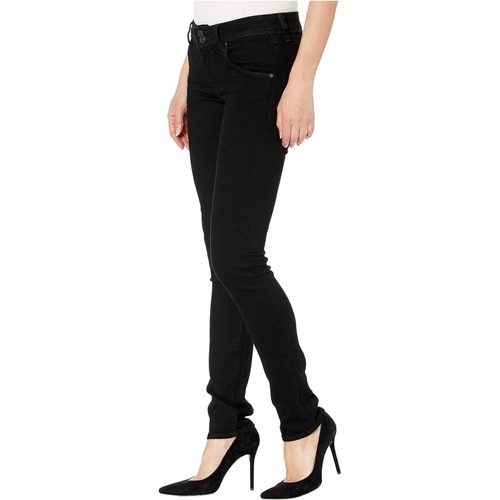 허드슨 Hudson Jeans Collin Mid-Rise Skinny in Black
