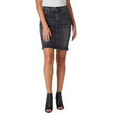 Hudson Jeans Centerfold Extended High Waist Denim Skirt_GHOSTS