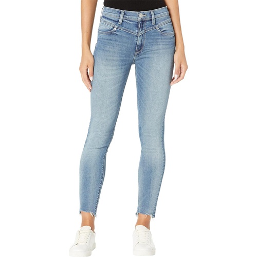 허드슨 Hudson Jeans Barbara High-Waist Super Skinny Ankle Double Yoke in Out Of The Blue