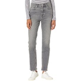 Hudson Jeans Holly High-Rise Straight in Foggy Night