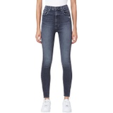 Hudson Jeans Centerfold Ext. High-Rise Super Skinny Ankle in Noche