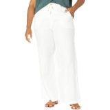 Hudson Jeans Drawstring Wide Leg Trousers in Star White