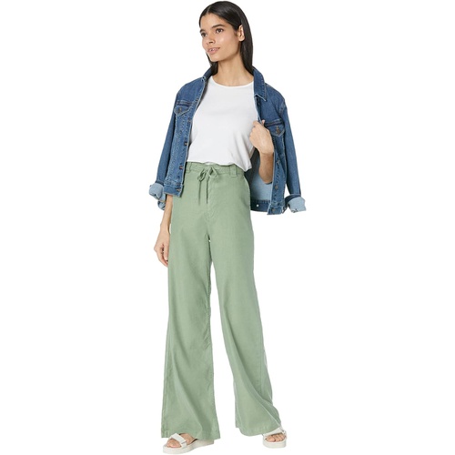 허드슨 Hudson Jeans Drawstring Wide Leg Trousers in Mistletoe