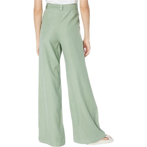 허드슨 Hudson Jeans Drawstring Wide Leg Trousers in Mistletoe