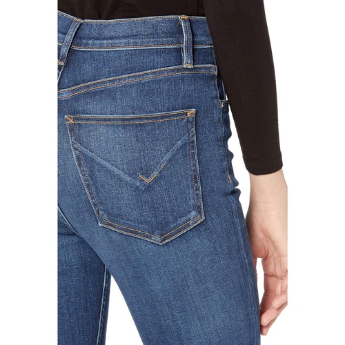 허드슨 Hudson Jeans Centerfold Extreme High-Waist Super Skinny in Enchanter
