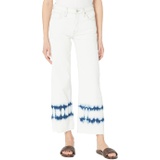 Hudson Jeans Rosie High-Rise Wide Leg Ankle in Tie-Dye Bleach