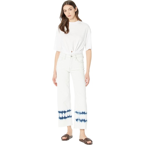 허드슨 Hudson Jeans Rosie High-Rise Wide Leg Ankle in Tie-Dye Bleach