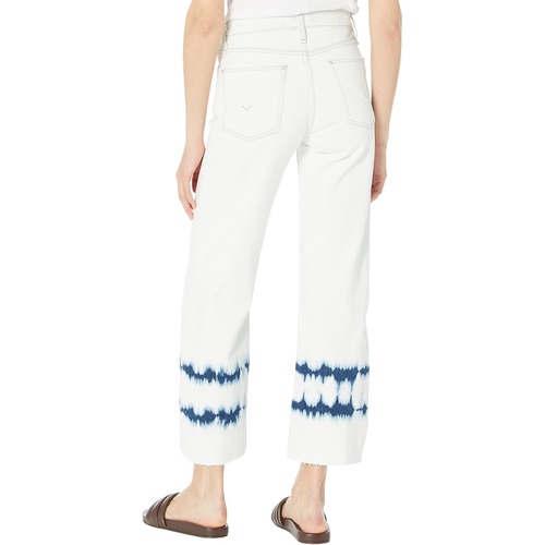 허드슨 Hudson Jeans Rosie High-Rise Wide Leg Ankle in Tie-Dye Bleach