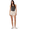 Hudson Jeans Lori High-Rise Shorts in Rip and Repair