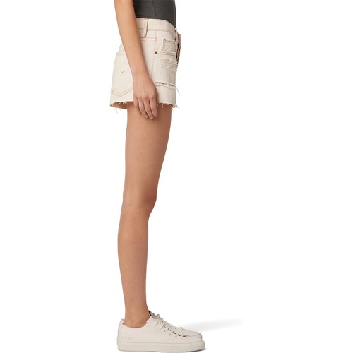 허드슨 Hudson Jeans Lori High-Rise Shorts in Rip and Repair