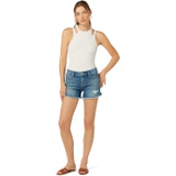 Hudson Jeans Gemma Mid-Rise Shorts in Surf City