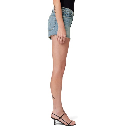 허드슨 Hudson Jeans Gemma Mid-Rise Shorts in Pearls
