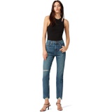 Hudson Jeans Holly High-Rise Straight Crop in Blue Dreams