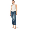 Hudson Jeans Nico Mid-Rise Straight Ankle in Good Times