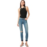 Hudson Jeans Nico Mid-Rise Super Skinny Ankle in Roses