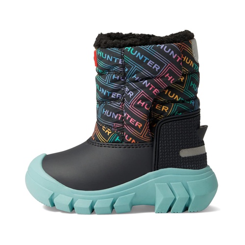 헌터 Hunter Kids Intrepid Logo Rainbow Print Snow Boot (Toddleru002FLittle Kid)