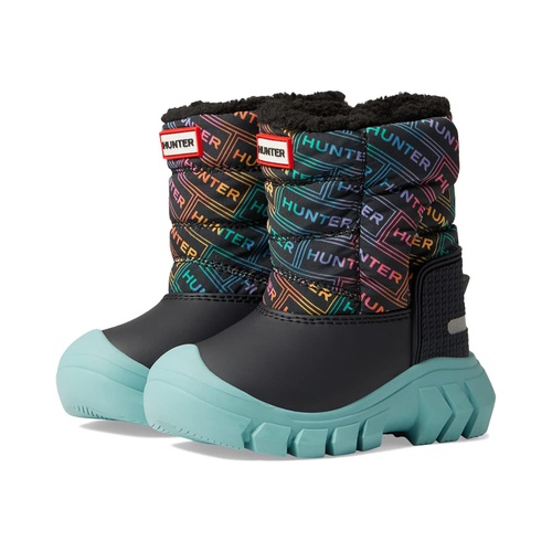 헌터 Hunter Kids Intrepid Logo Rainbow Print Snow Boot (Toddleru002FLittle Kid)