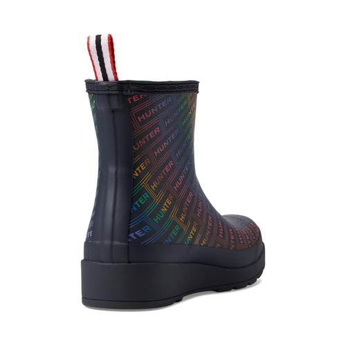 헌터 Hunter Play Short Logo Rainbow Print Boot