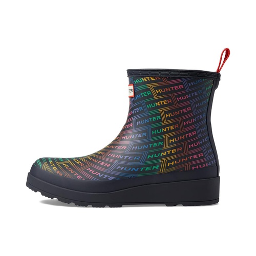 헌터 Hunter Play Short Logo Rainbow Print Boot