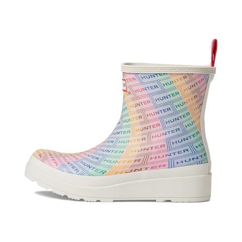 헌터 Hunter Play Short Logo Rainbow Print Boot