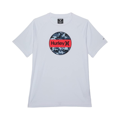 해틀리 Hurley Kids Circle Print Fill UPF Shirt (Big Kids)