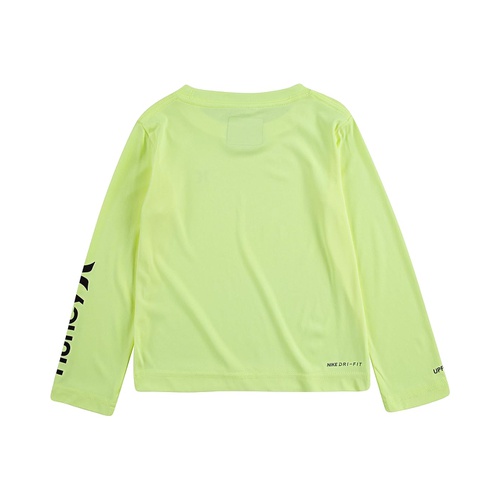 해틀리 Hurley Kids Dri-Fit UPF 50+ One and Only Graphic Long Sleeve T-Shirt (Toddler/Little Kids)