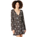 Hurley Long Sleeve Wrap Dress