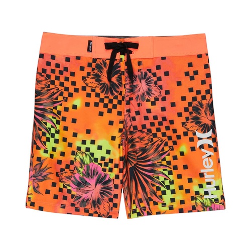 해틀리 Hurley Kids Floral Checkered Boardshorts (Little Kids)