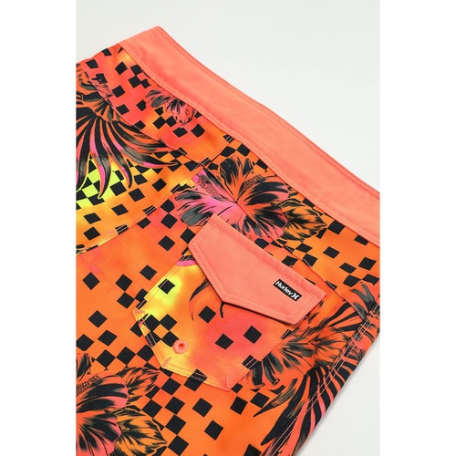 해틀리 Hurley Kids Floral Checkered Boardshorts (Little Kids)