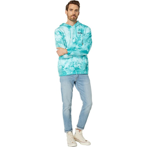  Hurley Lowers Lightening Tie-Dye Fleece Pullover Hoodie