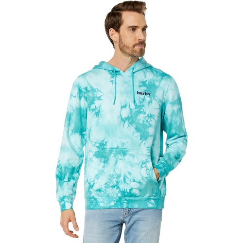  Hurley Lowers Lightening Tie-Dye Fleece Pullover Hoodie