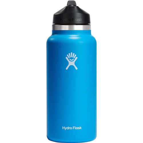  Hydro Flask 32oz Wide Mouth Straw Lid 2.0 Water Bottle - Hike & Camp