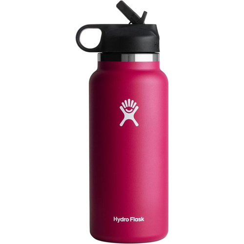  Hydro Flask 32oz Wide Mouth Straw Lid 2.0 Water Bottle - Hike & Camp