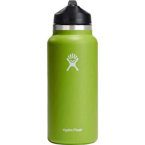  Hydro Flask 32oz Wide Mouth Straw Lid 2.0 Water Bottle - Hike & Camp