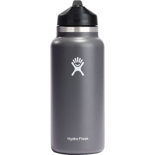  Hydro Flask 32oz Wide Mouth Straw Lid 2.0 Water Bottle - Hike & Camp