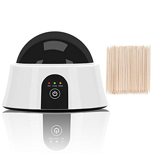  I.B.N Upgraded Steam Nail Polish Remover Machine Nail Steamer for Gel Nail Polish Removal with 50pcs Wooden Cuticle Pusher Sticks (Not For Dip Powder Nails)