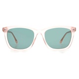 Isabel Marant 55mm Rectangular Sunglasses_PINK/ GREEN