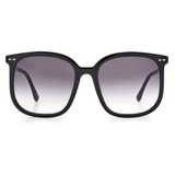 Isabel Marant 56mm Cat Eye Sunglasses_BLACK/ GREY SHADED