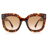 Isabel Marant 52mm Gradient Cat Eye Sunglasses_DARK HAVANA/ BROWN Gradient