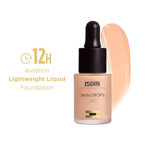  ISDIN Skin Drops, Face and Body Makeup Lightweight and High Coverage Foundation