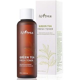 ISNTREE Green Tea Fresh Hydrating Face Toner 6.17 Fl Oz with Hyaluronic Acid for Sensitive, Oily, Dry, Acne-Prone, Skin | Deep Moisturizing Facial Moisturizer Hypoallergenic