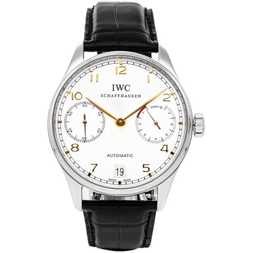  IWC Portugieser Automatic Silver Dial Watch IW5001-14 (Pre-Owned)