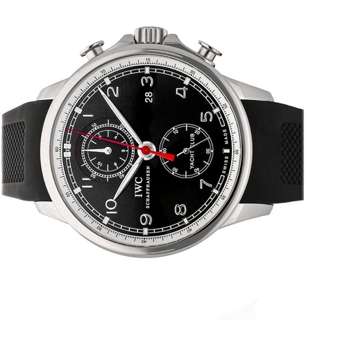  IWC Portugieser Automatic Black Dial Watch IW3902-10 (Pre-Owned)