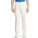 Mens Performance Stretch Flat Front Straight Fit Chino Pants