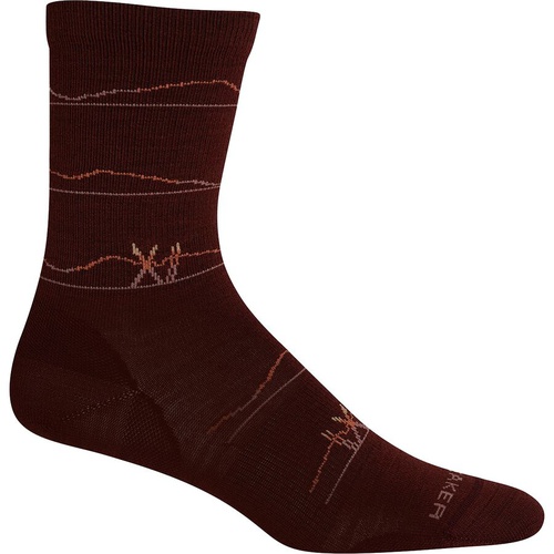  Icebreaker Lifestyle Ultralight Crew Backcountry Ski Sock - Women