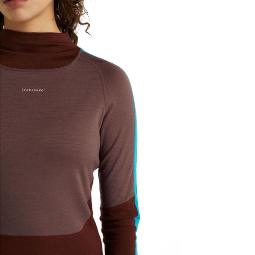  Icebreaker 200 Sonebula Long-Sleeve High Neck Thermal Top - Women