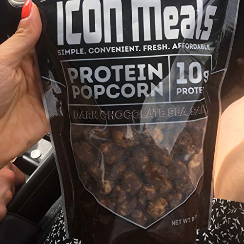  ICON Meals Protein Popcorn, High Protein Popcorn, 10g Protein, High Protein Snack, 1 Bag (8.5 oz) (Peanut Butter Vanilla)