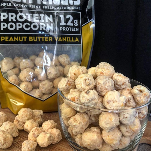  ICON Meals Protein Popcorn, High Protein Popcorn, 10g Protein, High Protein Snack, 1 Bag (8.5 oz) (Peanut Butter Vanilla)